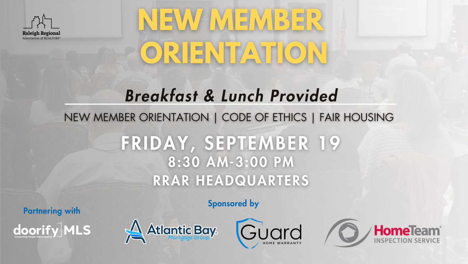New Member Orientation
